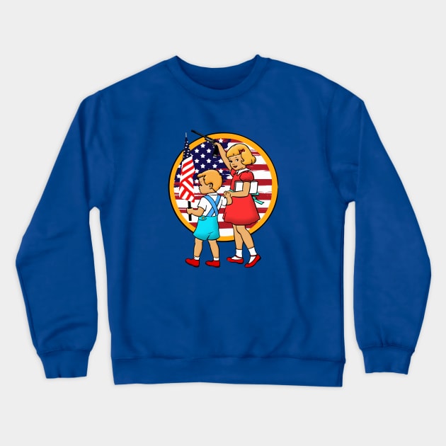 CONSERVATIVE KIDS Crewneck Sweatshirt by theanomalius_merch